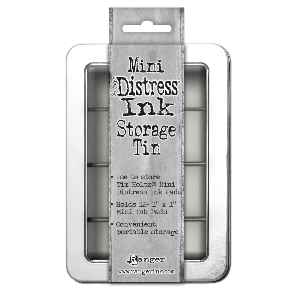 fusie Beheer aanraken Tim Holtz Mini Distress Ink Storage Tin Holds 12 TDA42013 | Craftiness